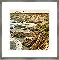 California - Point Arena Coastline Framed Print