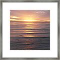 California Sunset Framed Print
