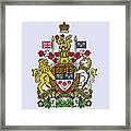 Canada Coat Of Arms Framed Print