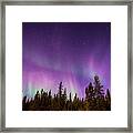 Canadian Northern Lights Framed Print