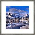 Canadian Rockies Highway Framed Print
