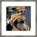 Canal Next To Church Of The Miracoli In Venice for Vrooman Framed Print