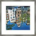 Amsterdam Canal Reflection Framed Print