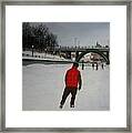 Canal Skate Framed Print