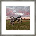 Cannons At Sunrise Framed Print