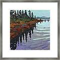 Canoe Lake Point Framed Print