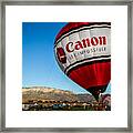 Canon - See Impossible - Hot Air Balloon #1 Framed Print