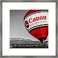 Canon - See Impossible - Hot Air Balloon - Selective Color Framed Print