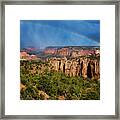 Canyon - Rainbow - Arizona Framed Print