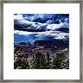 Canyon Rains Framed Print