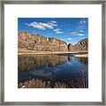 Canyon Reflections Framed Print