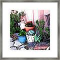 Canyon Road Still Life With Chair Framed Print