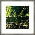 Canyon Side Framed Print