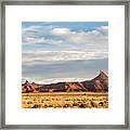 Canyonlands And Clouds Framed Print