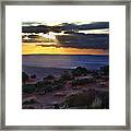 Canyonlands Sunset Framed Print