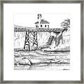 Cape Arago Lighthouse Framed Print