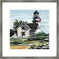 Cape Elizabeth Lighthouse Framed Print