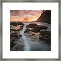 Cape Kiwanda Sunset Framed Print