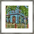 Cape May Beautiful Victorian Homes Framed Print