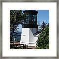 Cape Meares Lighthouse Li 100 Framed Print