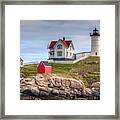 Cape Neddick Nubble Lighthouse I Framed Print