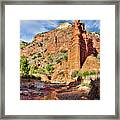 Caprock Canyon Cliff Framed Print