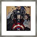 Captain America Recruiting Poster Framed Print