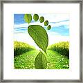 Carbon Footprint - Doc Braham - All Rights Reserved Framed Print