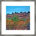 Carcassonne In Autumn Framed Print