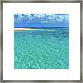 Caribbean Water Framed Print