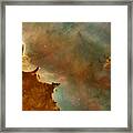 Carina Nebula Details -  Great Clouds Framed Print