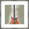 Carlos Santana Guitar Framed Print