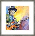 Carlos Santana Framed Print