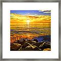 Carlsbad Sunset Framed Print