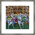 Carousel Horses Framed Print
