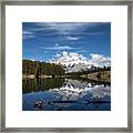 Cascade Mountain Reflections Framed Print