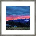 Cascade Mountain Sunrise Ii Framed Print