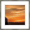 Cascade Mountains - Sunrise Panorama Framed Print