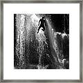 Cascading Framed Print