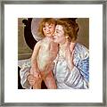 Cassatt: Mother And Boy Framed Print