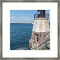 Castle Hill Lighthouse Newport Rhode Island Framed Print