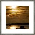 Castle Stalker At Sunset, Loch Laich Framed Print