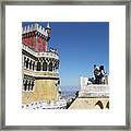 Castle With A View Framed Print