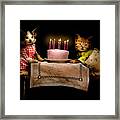 Cat - It's Our Birthday - 1914 Framed Print