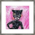 Cat Woman Framed Print