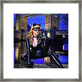 Cat Woman In London Framed Print