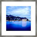 Catalina Island Avalon Bay At Night Picture Framed Print
