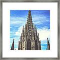Catedral De Barcelona Framed Print