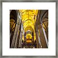 Cathedral Of Sevilla Capilla Mayor Framed Print