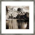 Cathedral Rock Reflection Framed Print
